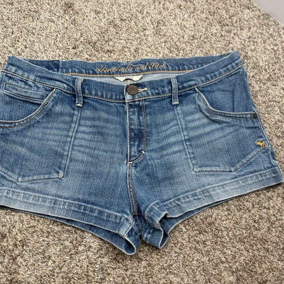 Y2K Abercrombie & Fitch Light Blue Denim Shorts - Picture 1 of 7